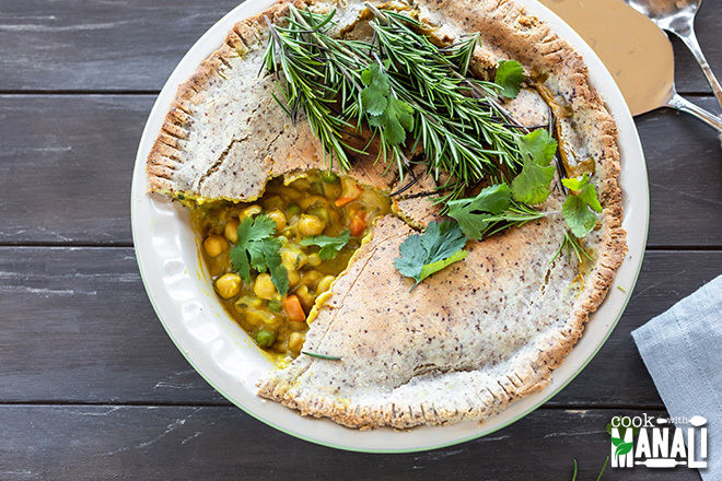Homemade Vegan Curry Chickpea Pot Pie | Vitacost.com/Blog