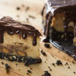 Sunflower Seed Butter "Cheesecake" on Chocolate Crust with Chocolate Sauce | Vitacost Blog