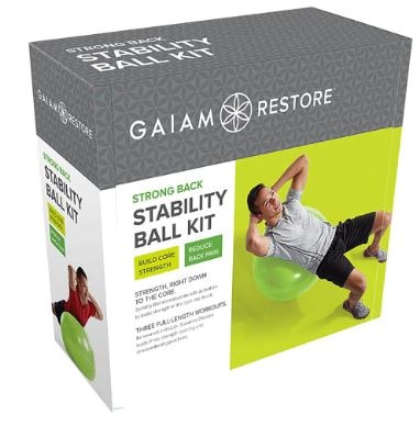 Gaiam Restore™ Strong Back Stability Ball Kit | Vitacost.com/Blog