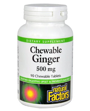 Natural Factors Chewable Ginger | Vitacost.com/blog