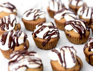 Batch of S'mores Cupcakes on White Background | Vitacost.com/blog