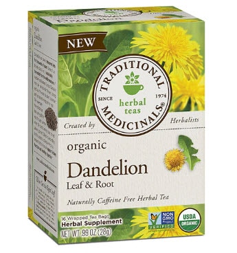 Traditional Medicinals Herbal Tea Organic Dandelion Leaf & Root | Vitacost.com/blog