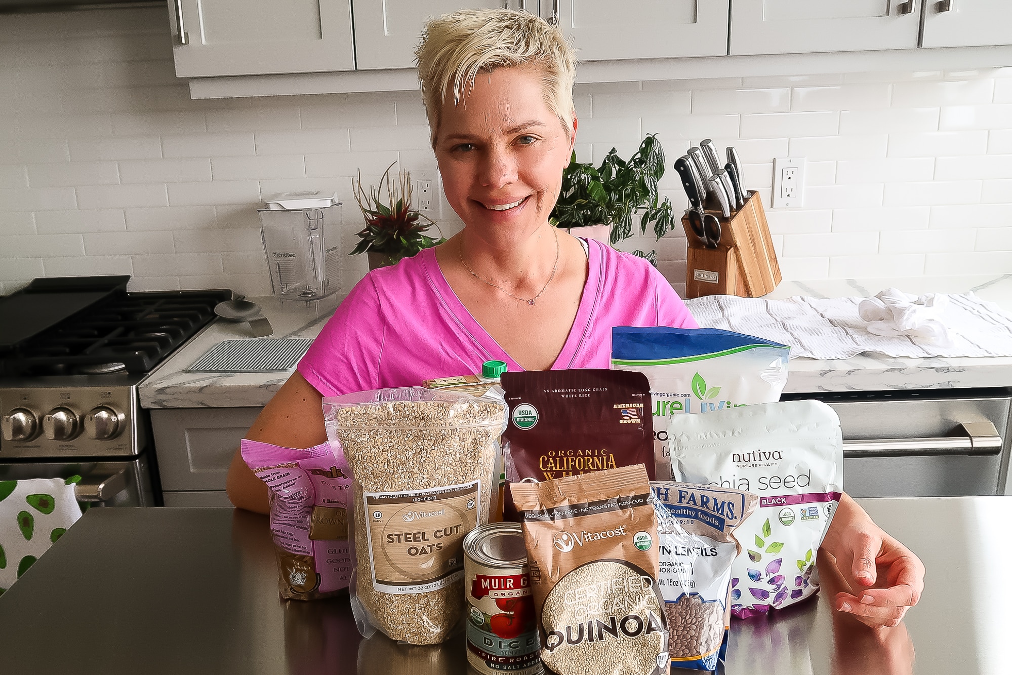 Carrie Forrest with Pressure Cooker Ingredients | Vitacost.com/blog