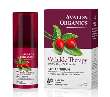 Avalon Organics Wrinkle Therapy Facial Serum | Vitacost.com/blog