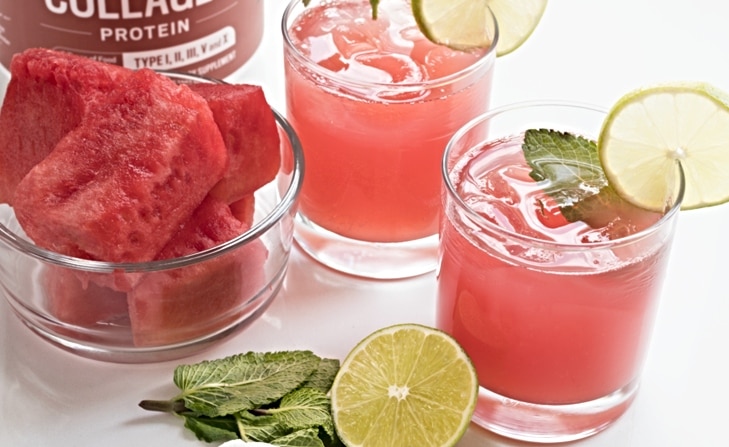 Watermelon Agua Fresca Collagen Drink Homemade Watermelon Agua Fresca Collagen Drink | Vitacost.com/Blog