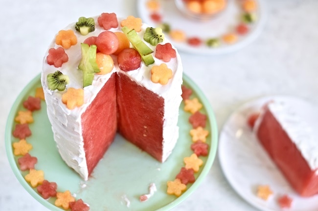 Watermelon Cake Recipe with Coconut Frosting Homemade Watermelon Cake with Coconut Frosting | Vitacost.com/Blog