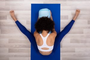 Woman Practicing Yin Yoga Pose | Vitacost.com/Blog