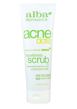Alba Botanica™ Natural Acnedote Face and Body Scrub | Vitacost.com/blog