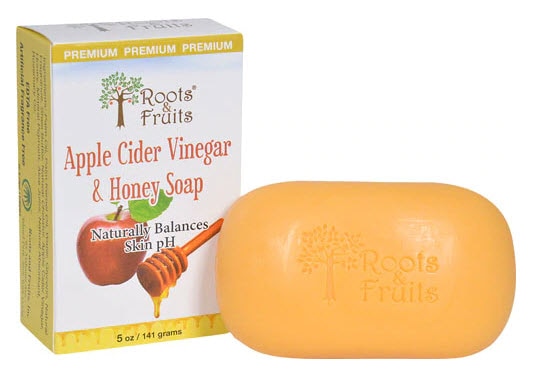 Roots & Fruits Bar Soap Apple Cider Vinegar & Honey  | Vitacost.com/blog