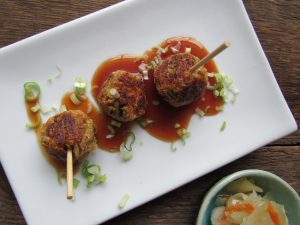 Homemade Vegan Sweet & Sour Meatballs with Kimchi | Vitacost.com/Blog