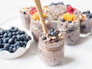 Overnight Oats in Small Glass Jar | Vitacost.com/blog