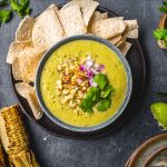 Top View Salsa Verde with Roasted Corn and Tortilla Chips | Vitacost Blog