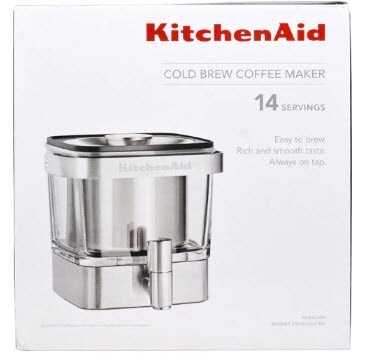 KitchenAid Cold Brew Coffee Maker Brushed Stainless Steel  | Vitacost.com/blog