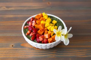 Homemade Tropical Green Spirulina Smoothie Bowl | Vitacost.com/Blog