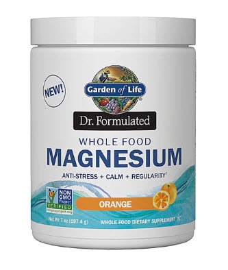 Garden of Life Dr. Formulated Magnesium Powder Orange | Vitacost.com/blog