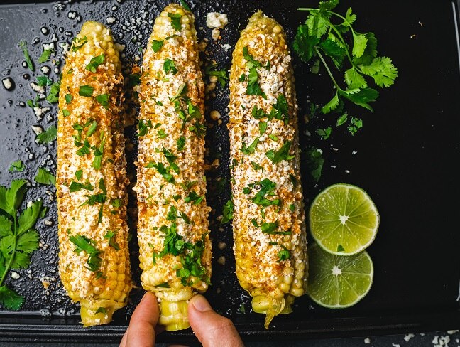 Mexican Street Corn on the Cob Homemade Mexican Street Corn on the Cob | Vitacost.com/Blog