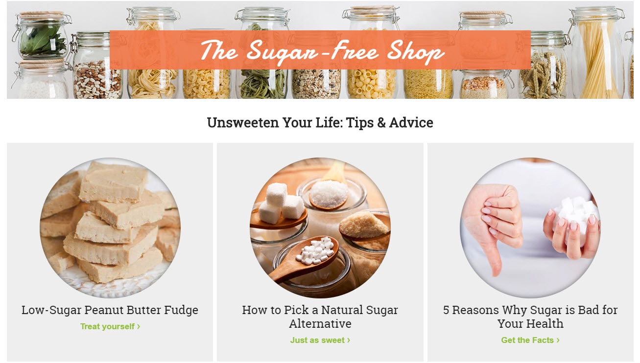 Vitacost Sugar-Free Shop | Vitacost.com/blog
