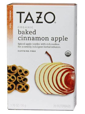 Tazo Organic Herbal Tea Baked Cinnamon Apple | Vitacost.com/blog