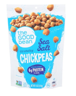 The Good Bean Chickpea Snacks Gluten Free Sea Salt | Vitacost.com/blog