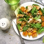 Top View of Spinach, Chicken and Squash Salad | Vitacost Blog