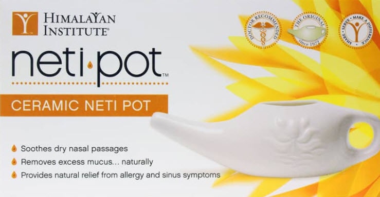 NeilMed NasaFlo® Neti Pot with 50 Pre-mixed Packets -- 1 Neti Pot - Vitacost