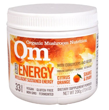 OM Organic Mushroom Nutrition Energy Citrus Orange  OM Organic Mushroom Nutrition Energy Citrus Orange  | Vitacost.com/blog