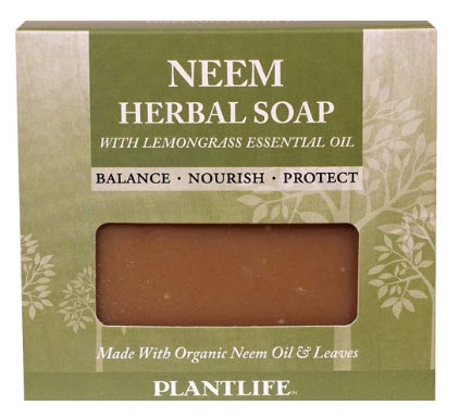 Plantlife Neem Herbal Soap with Lemongrass Essential Oil | Vitacost.com/blog