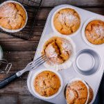 Top View of Muffin Tin with Pumpkin Muffins | Vitacost Blog