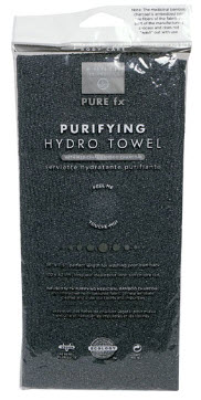 Earth Therapeutics Pure Fx Puryifying Exfoliating Hydro Towel Black | Vitacost.com/blog