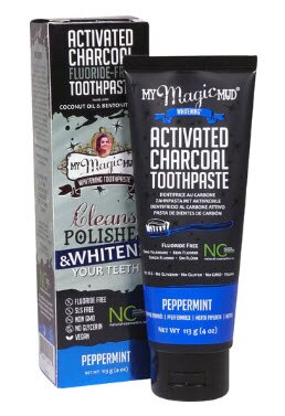 My Magic Mud Whitening Toothpaste with Activated Charcoal Peppermint | Vitacost.com/blog