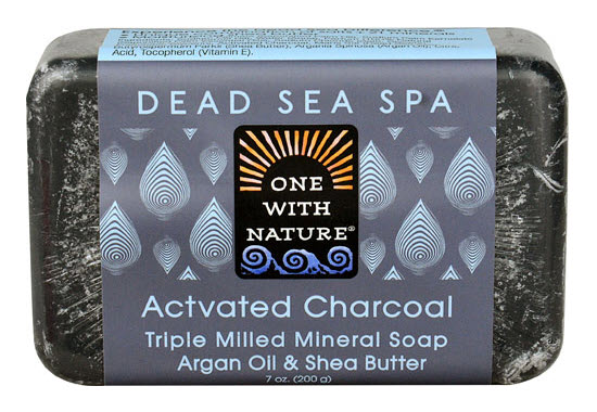 One With Nature Dead Sea Spa Mineral Soap Activated Charcoal | Vitacost.com/blog