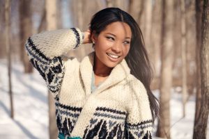 Woman Outdoors in Winter Representing Winter Beauty & Common Skincare Mistakes | Vitacost.com/blog