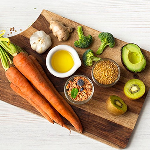 Fruits and Vegetables on Board