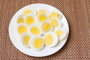 Hard Boiled Egg Halves on Plate | Vitacost.com/blog