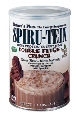 Nature's Plus Spiru-Tein® High Protein Energy Meal Double Fudge Crunch | Vitacost.com/blog