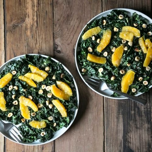 Homemade Paleo Citrus Salad with Honey-Lemon Tahini Dressing | Vitacost.com/Blog