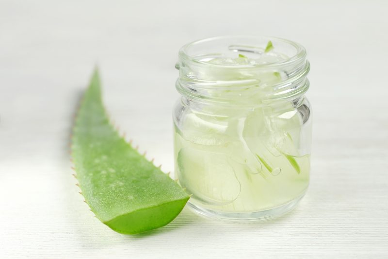 Jar of Hand Sanitizer to Aloe Vera Leaf | Vitacost Blog