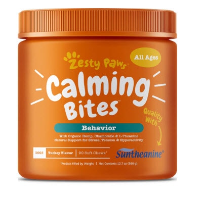 Zesty Paw Calming Bites | Vitacost.com/blog