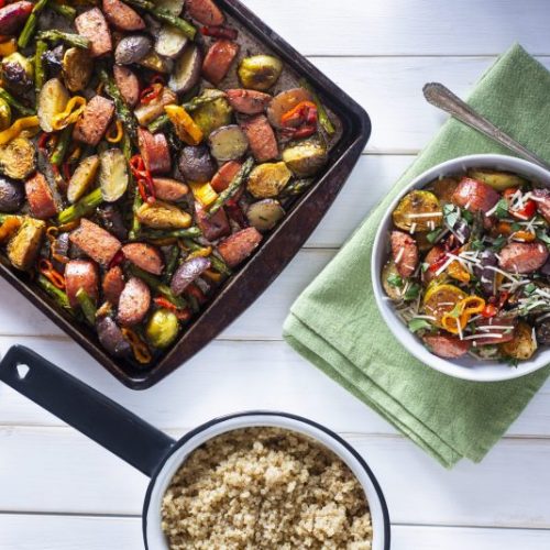 Sheet Pan Full of Sausage & Veggies | Vitacost Blog