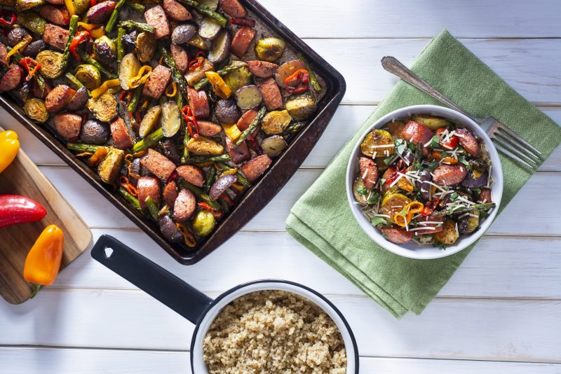Sheet Pan Full of Sausage & Veggies | Vitacost Blog