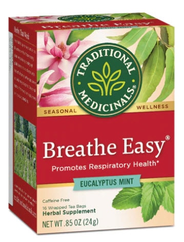 Traditional Medicinals Breathe Easy® Herbal Tea | Vitacost.com/blog