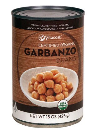 Vitacost Certified Organic Garbanzo Beans - Non-GMO and Gluten Free | Vitacost.com/blog