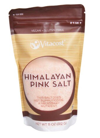 Vitacost Himalayan Pink Salt - Fine | Vitacost.com/blog