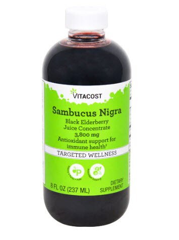 Vitacost Sambucus Nigra Black Elderberry Juice Concentrate | Vitacost.com/blog