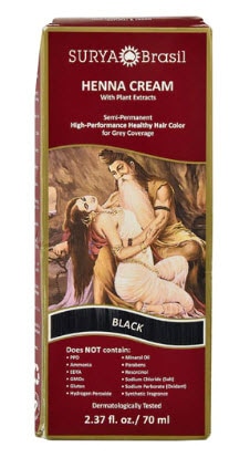Surya Brasil Henna Cream Hair Coloring Black | Vitacost.com/blog