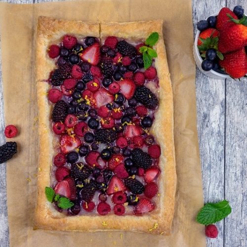 Homemade Vegan Mixed Berry Puff Pastry | Vitacost.com/Blog