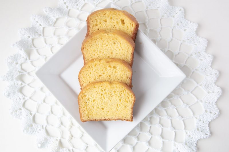 Slices of Pound Cake on White Plate | Vitacost Blog