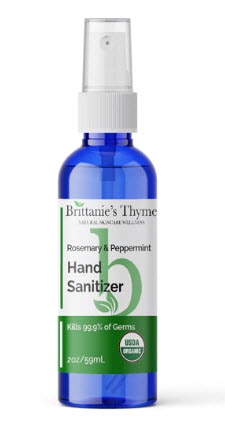 Brittanie's Thyme Rosemary-Peppermint Hand Sanitizer | Vitacost.com/blog