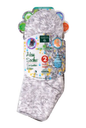 Earth Therapeutics Aloe Moisture Aloe Socks Earth Therapeutics Aloe Moisture Aloe Socks | Vitacost.com/blog