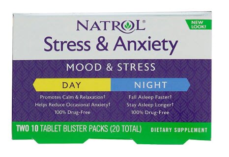 Natrol Stress Anxiety Day and Nite Formula Natrol Stress Anxiety Day and Nite Formula | Vitacost.com/blog